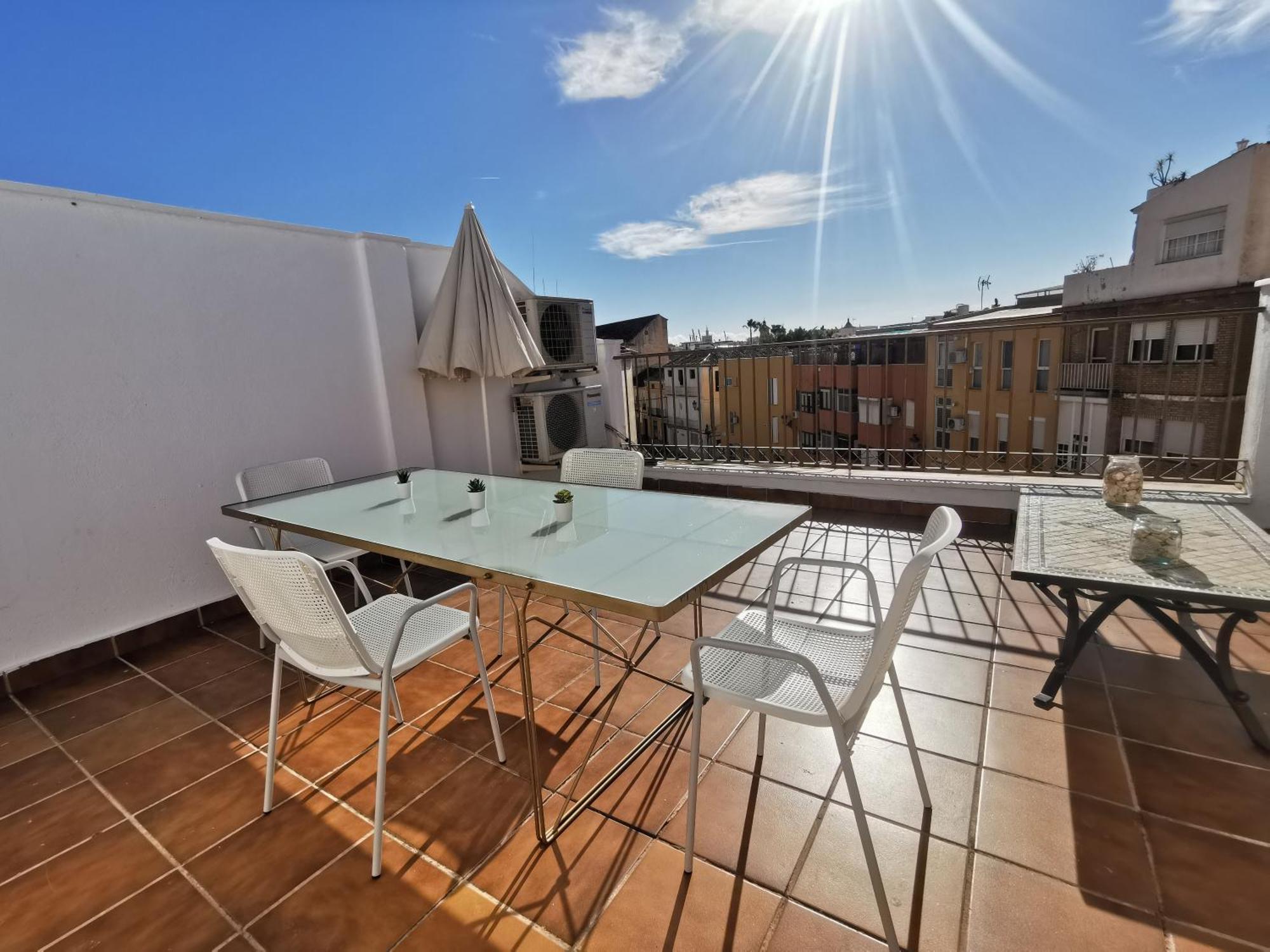 Atico Con Vistas Centro Historico / Terraza 40 M Apartment Малага Екстериор снимка